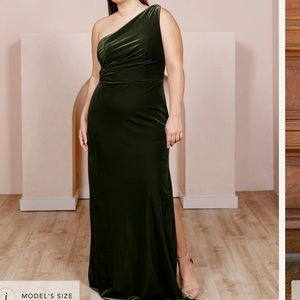 Revelry Moira Convertible Velvet Dress